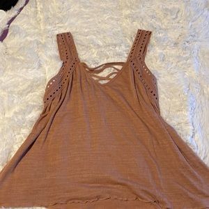 Blush tank top